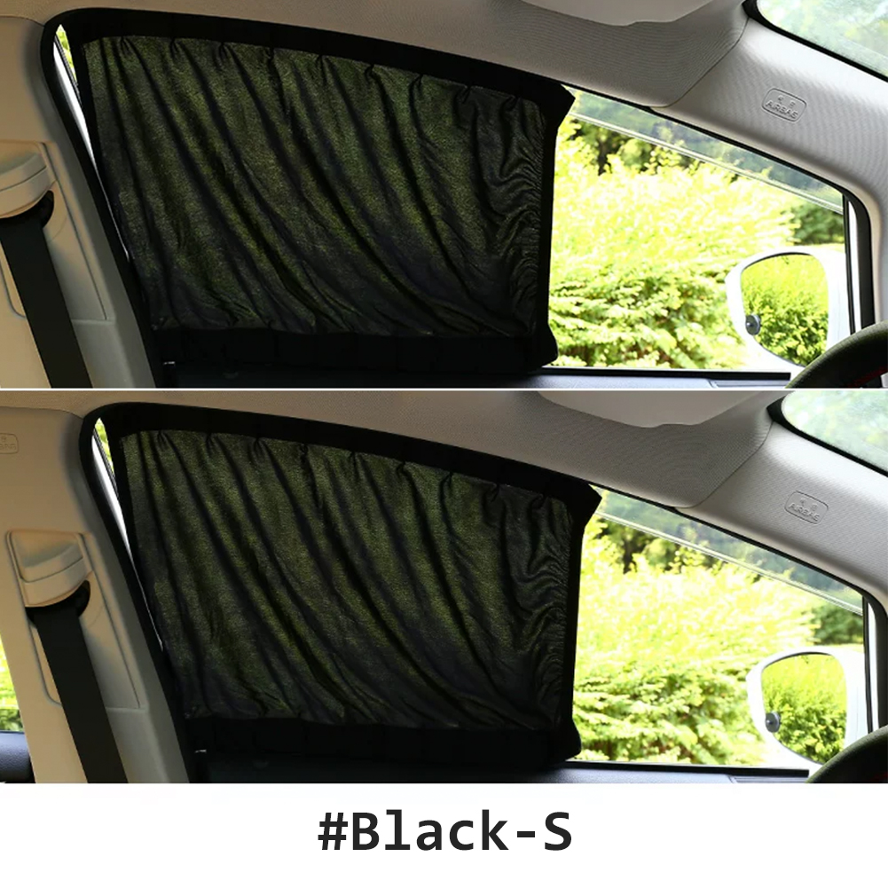 Fg Pcs Universal Stretchable Plastic Rail Car Side Window Sunshade