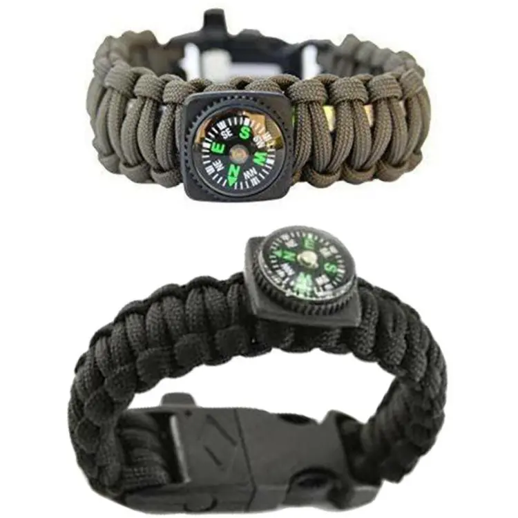 5 In 1 Survival Paracord Bracelet Outdoor Tactical 52 OFF