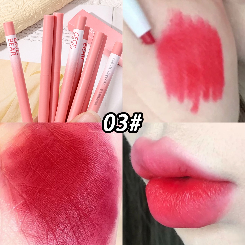 8 Colors Nude Lipliner Pencil Velvet Matte Smooth Lipstick Pen