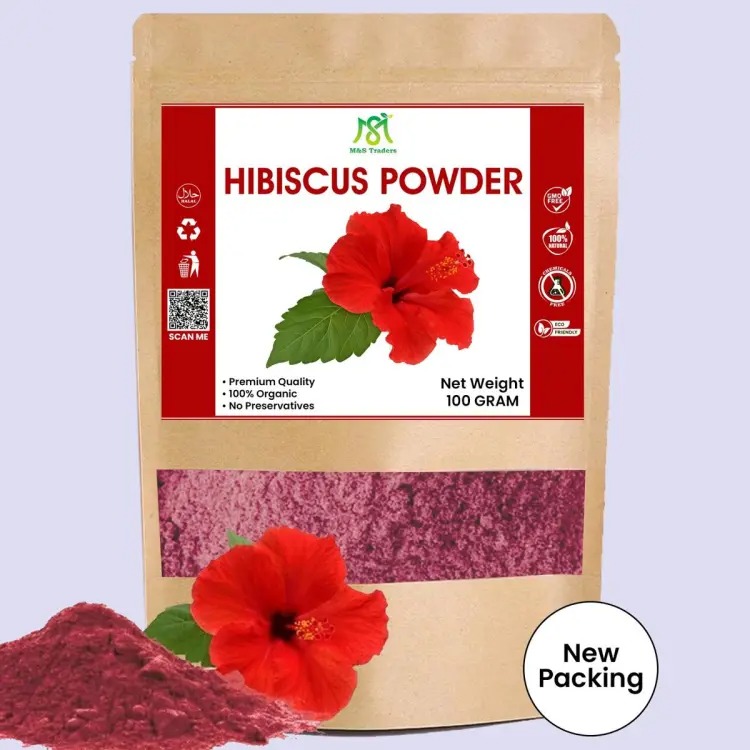 Organic Hibiscus Flower Powder Grams Daraz Pk