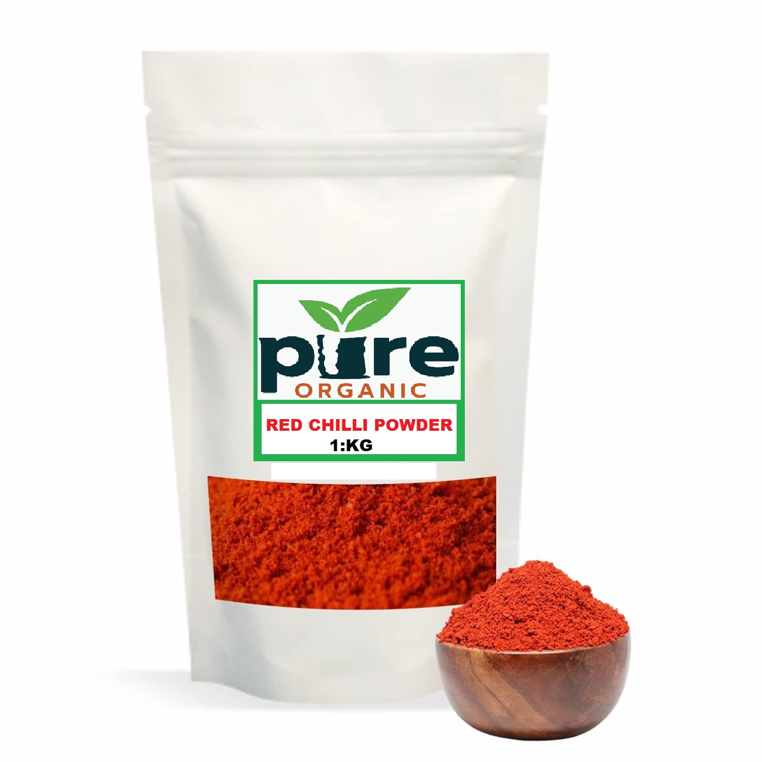 PURE Organic Red Chilli Lal Mirch Powder 1Kg Red Hot Chilli Powder