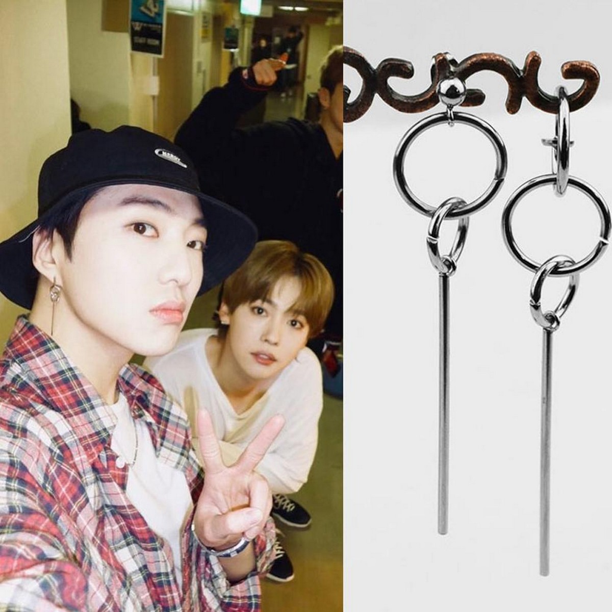 Bts Jimin Inspired Earrings Ubicaciondepersonas Cdmx Gob Mx