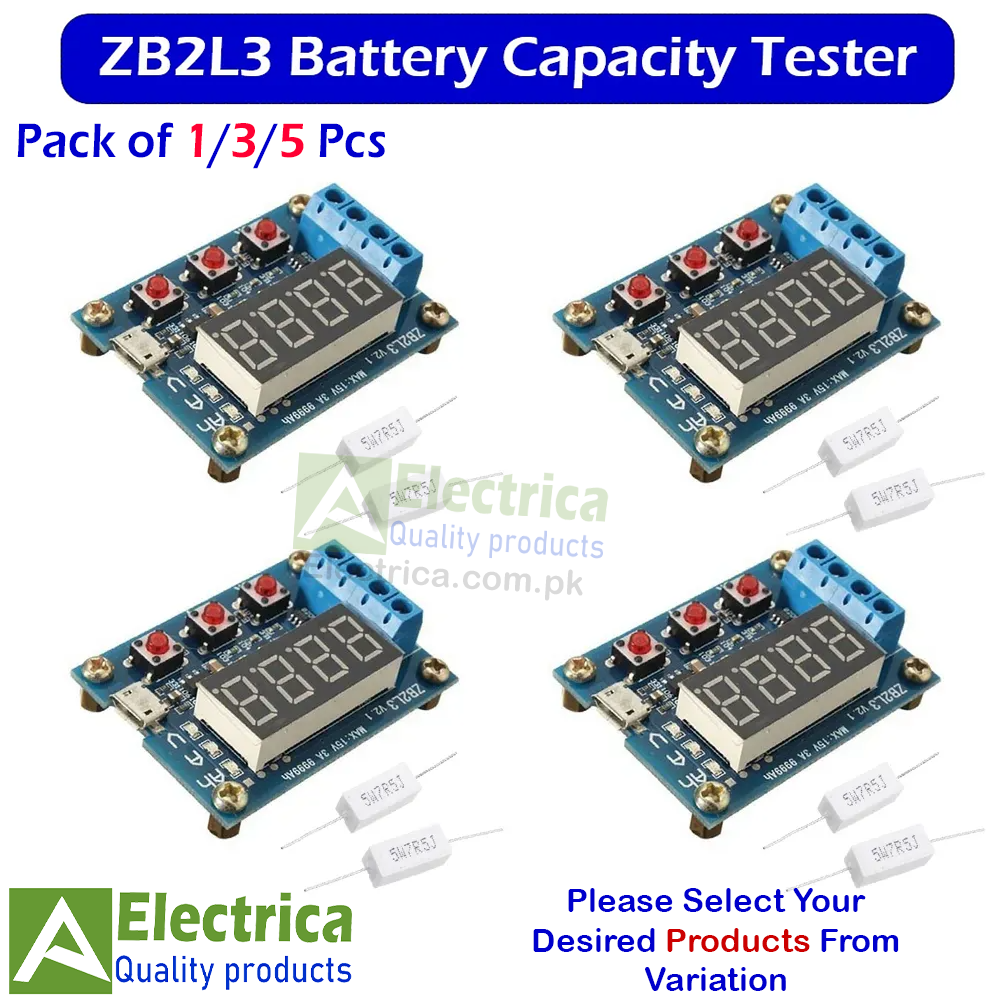 Pcs Zb L Battery Capacity Tester External Load Discharge Type