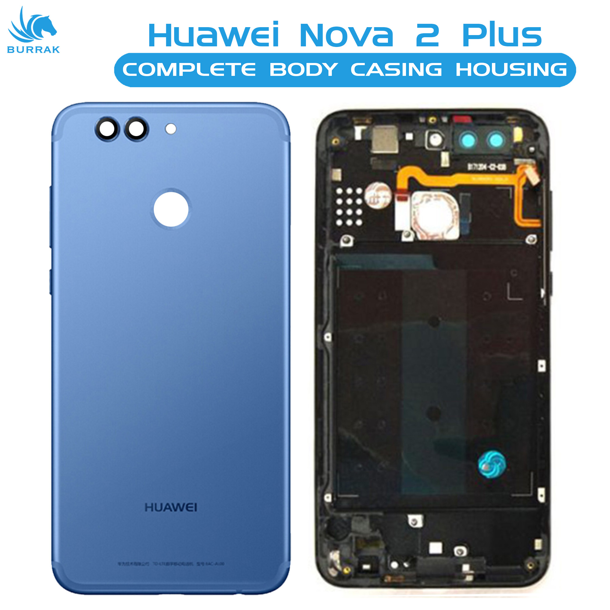 Huawei Nova Plus Housing Middle Frame With Side Button And Camera