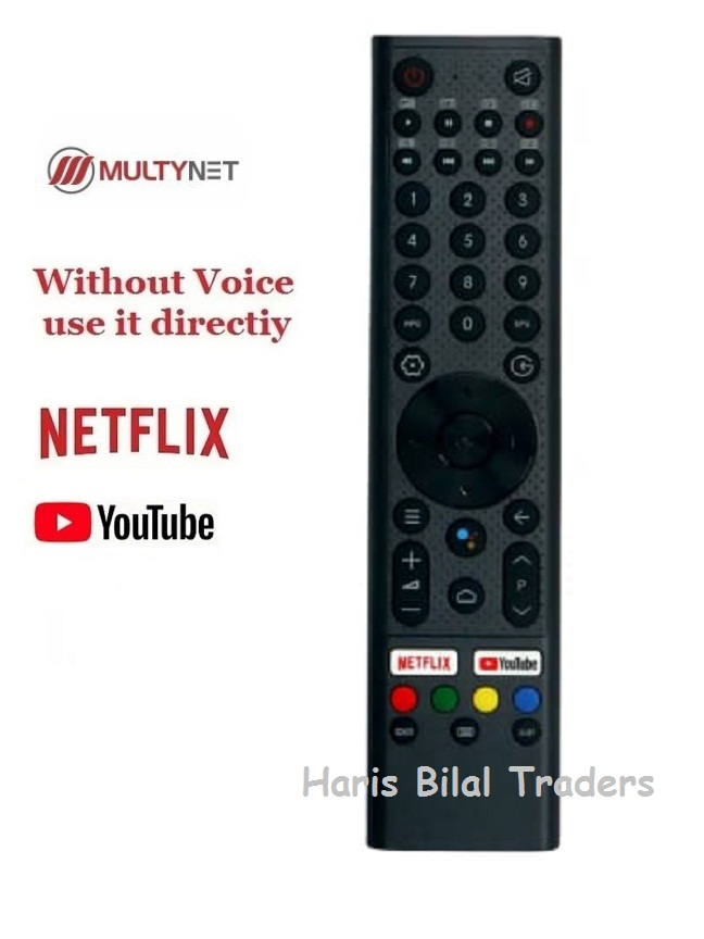 Multynet Smart Led Tv Remote Control Without Voice Command With Youtub