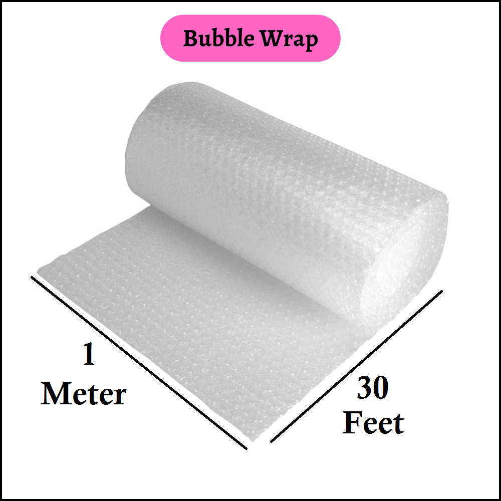 To Feet Packing Bubble Wrap Roll With Inches Width Material