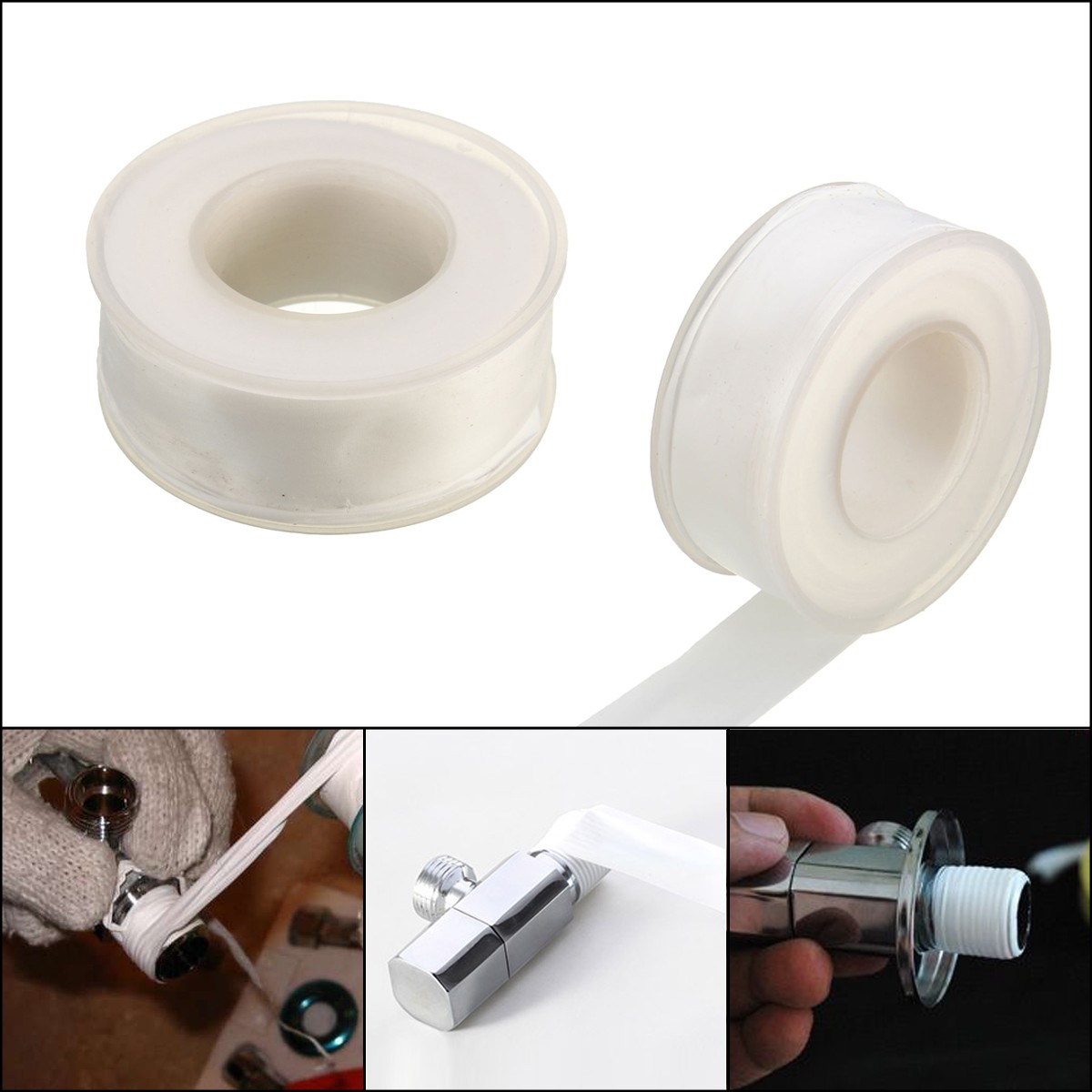 Nueva herramienta 1 rollo 20M 18mm PTFE teflón sello de rosc Linio