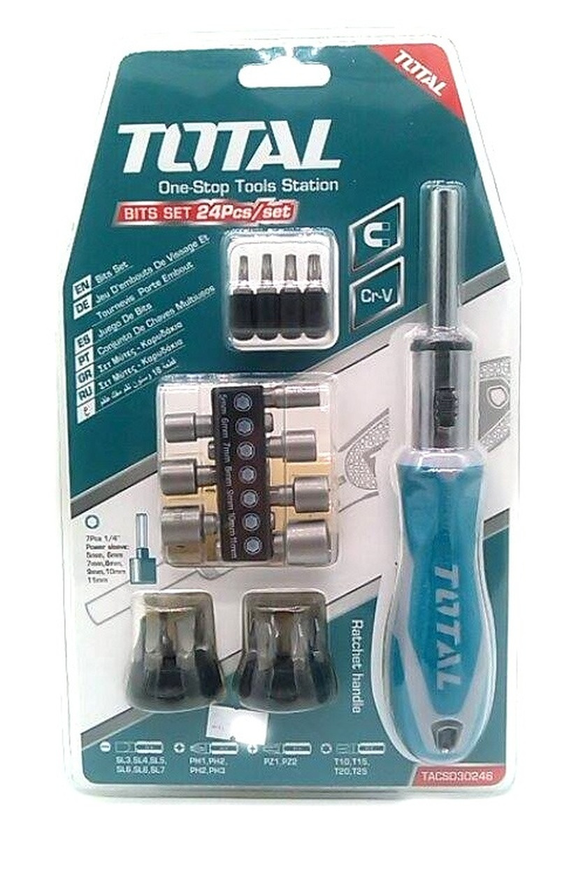 Total Pcs Ratchet Screwdriver Set Tacsd Daraz Pk