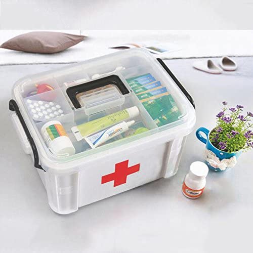 First Aid Medicine Storage Box With Handle Sorting Box Atelier Yuwa