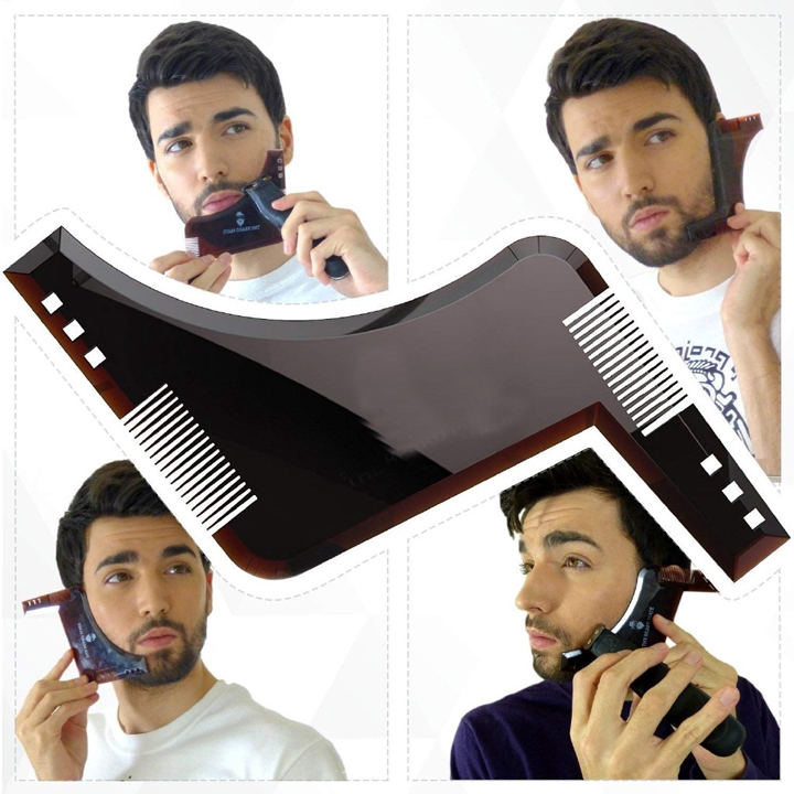 Double Side Beard Shaping Beard Shaper Plus Comb For Line Up And Men