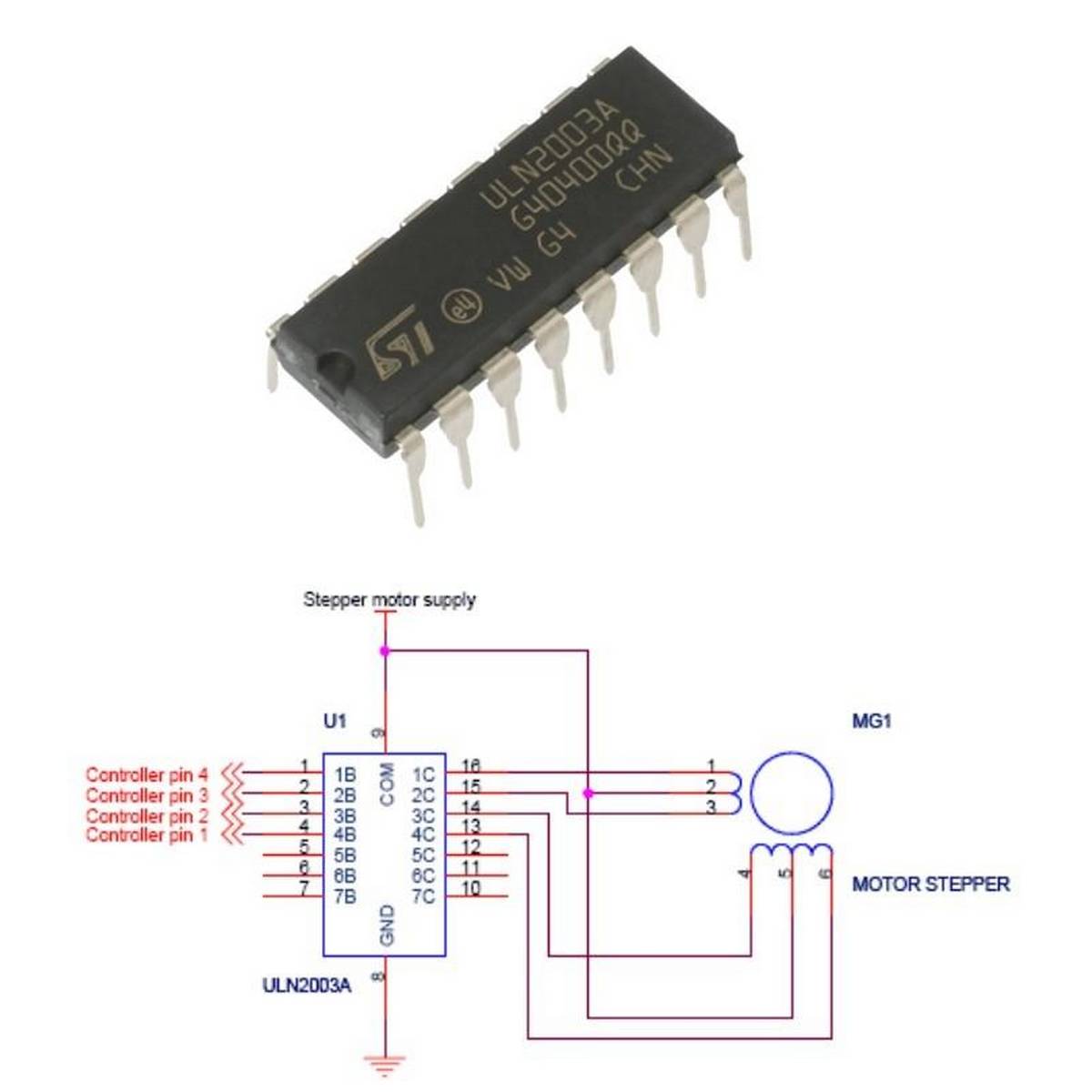 Uln Ic Pinout Features Equivalents Datasheet Off