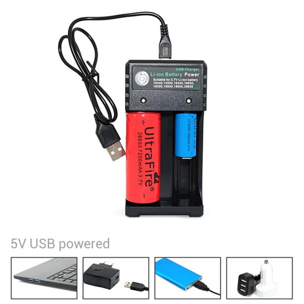 LO 3 7 V 18650 Cargador Batería de iones de litio USB Carga independie