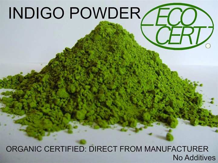 indigo leaves powder for black hair dye organic-500 g