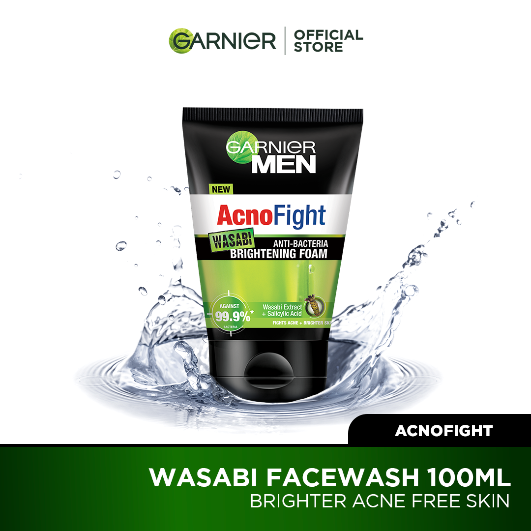 Garnier Men Acno Fight Wasabi Facewash Ml Daraz Pk