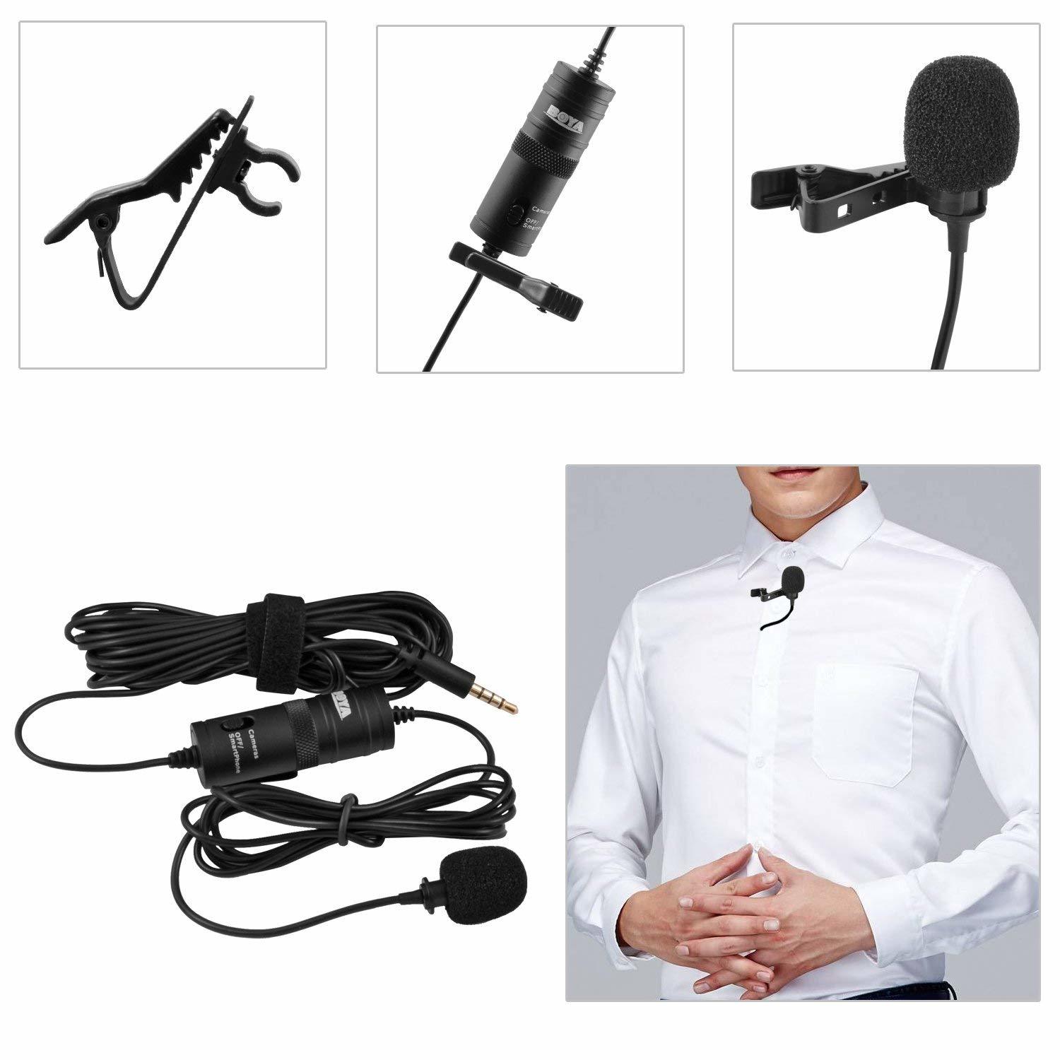 BOYA BYM1 Compact OnCamera Video Microphone Youtube Vlogging