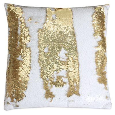 Gold mermaid clearance pillow