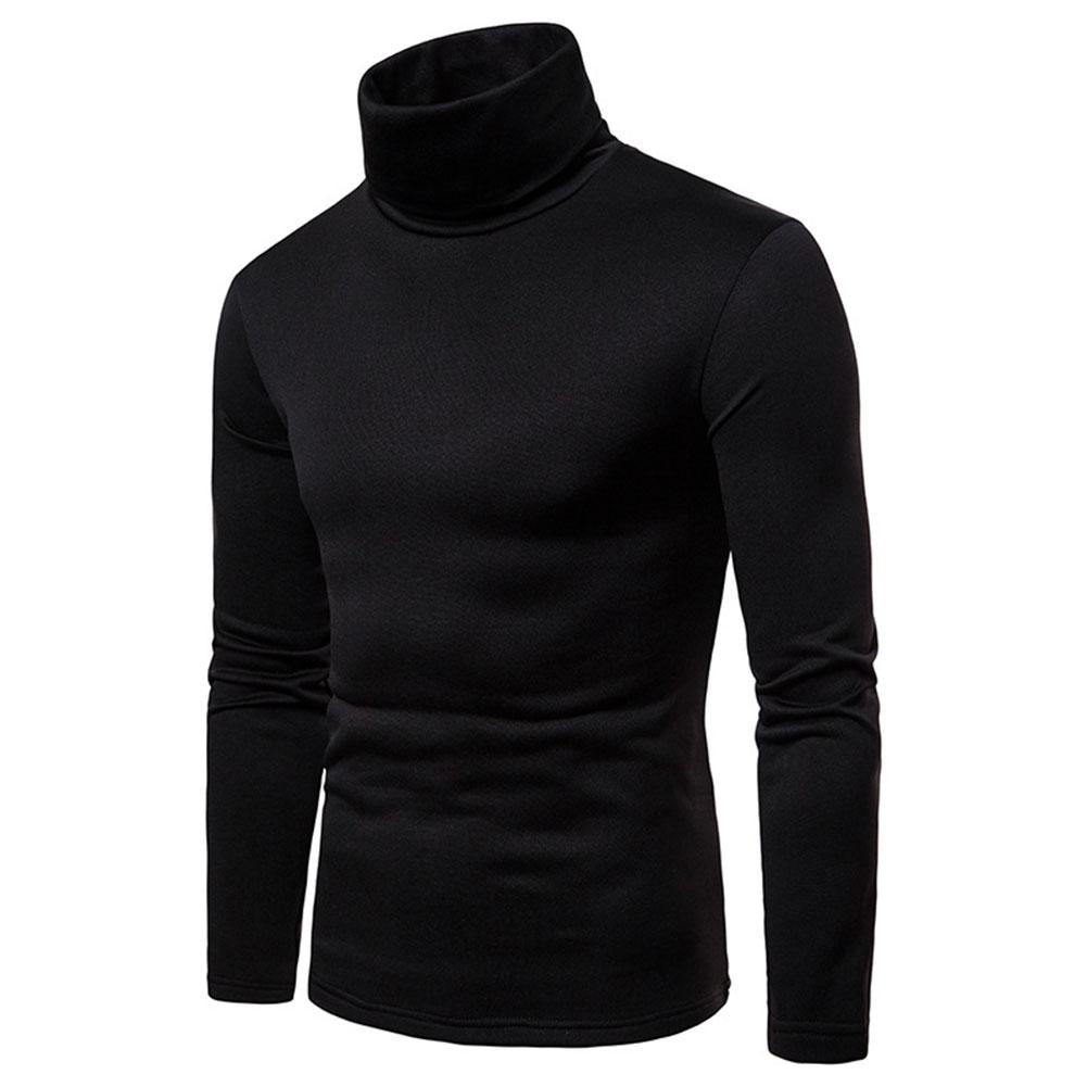 Men Thermal Cotton High Neck Sweaters 