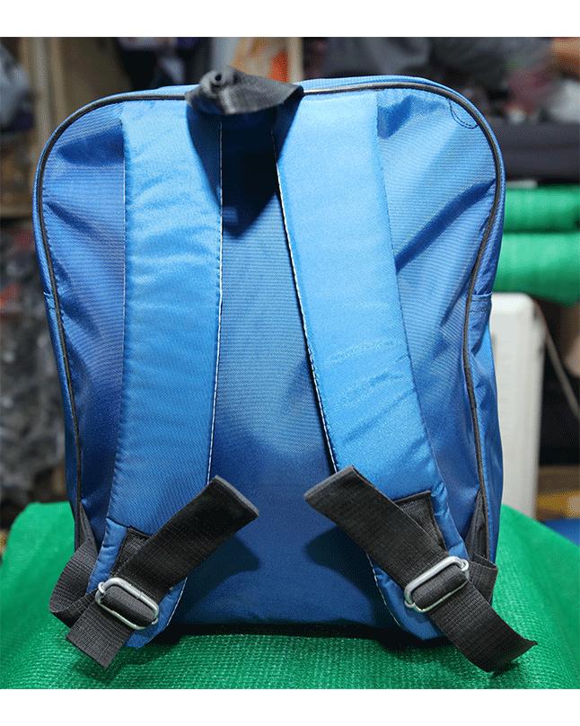 backpack with zippered side pockets