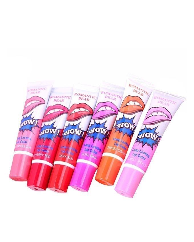 Pack Of 6 - Wow Peel Off Lipsticks