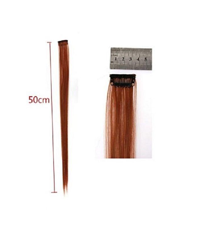 Synthetic Clip-In Hair Extensions - Blue