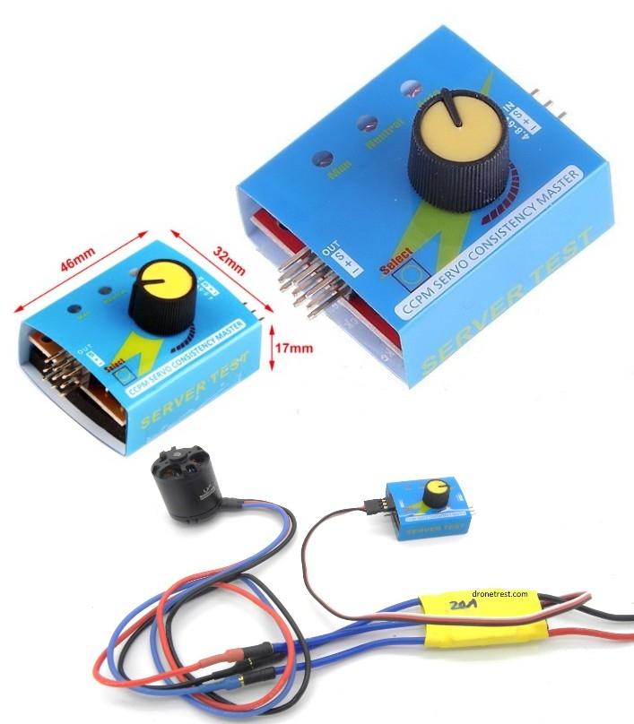 ESC Servo Tester CCPM Consistency Checker