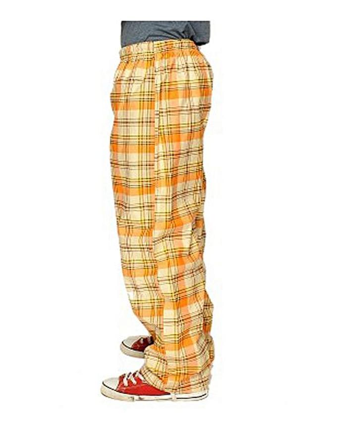 checkered men's trousers