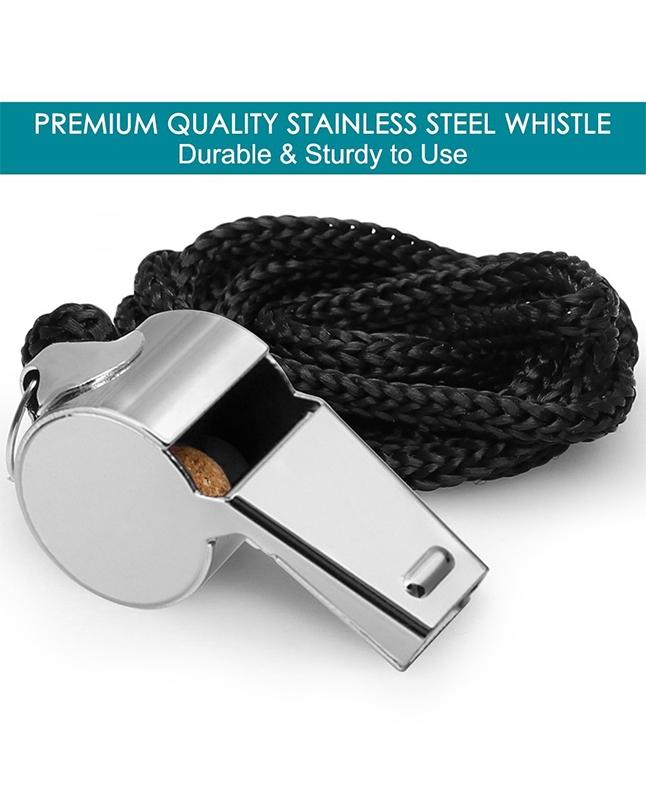 Stainless Steel Whistle - Silver