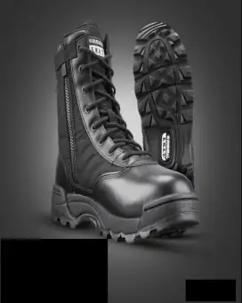 black commando boots