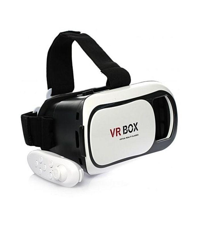 3D Virtual Reality Glass And Bluetooth Remote Combo