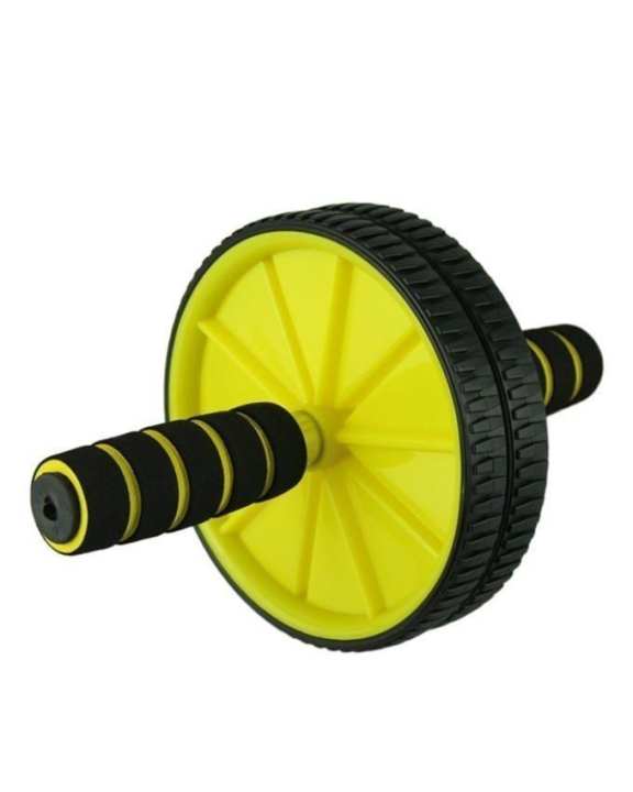 rolling handles wheel roller dual wheels fitness equipment