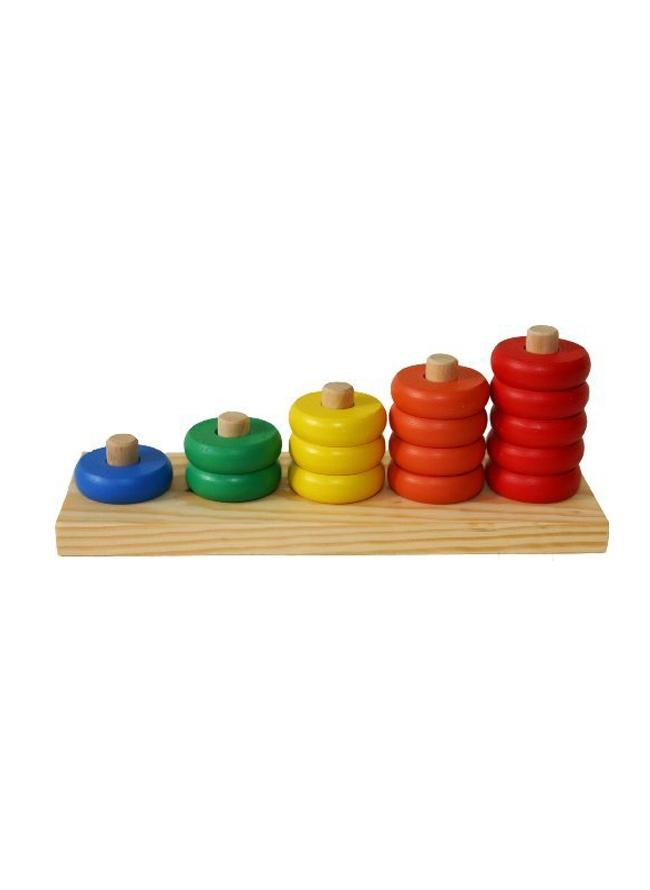 Multi-color - Wooden Counting Game For Children