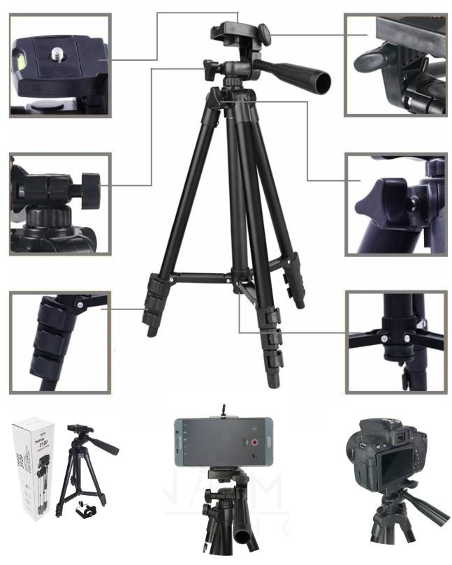 3120 - Digital Camera Camcorder Tripod Stand - Black