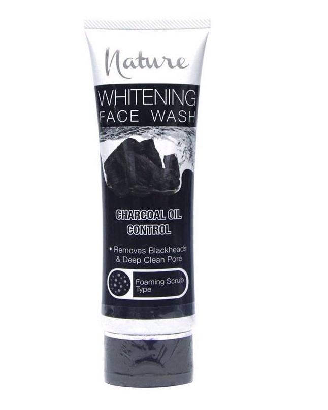 nature's charcoal face wash