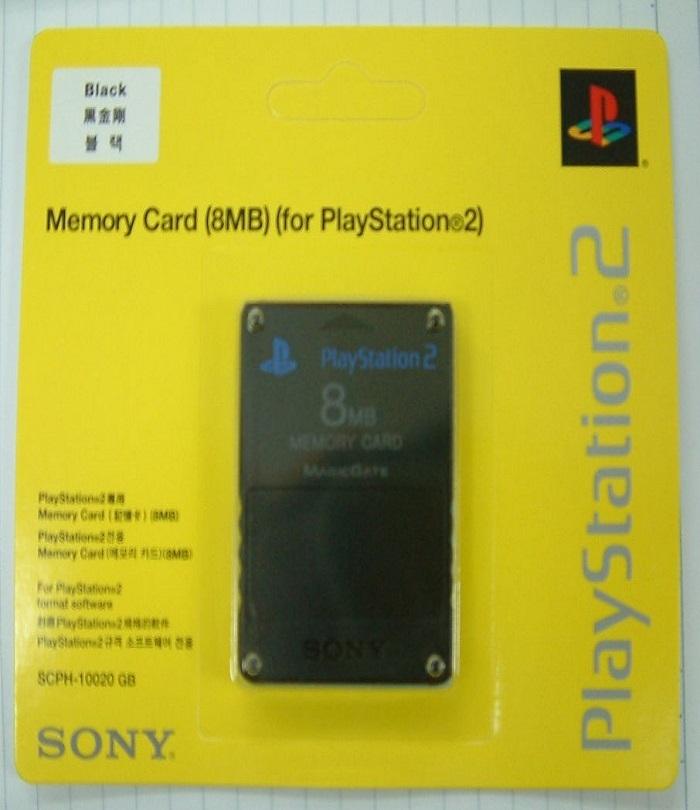 playstation 2 8gb memory card