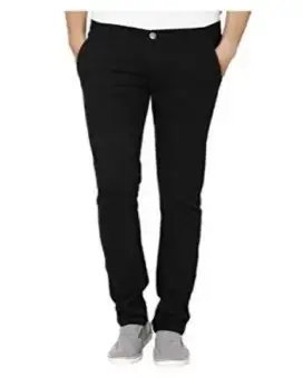 black cotton jeans pant