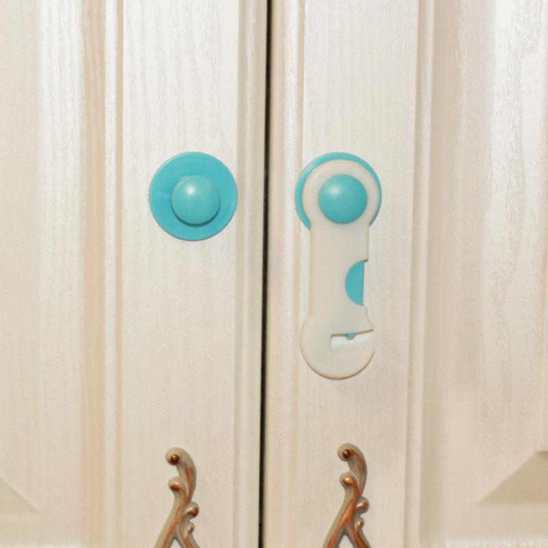 Child Baby Safety Drawer Lock(blue And White)