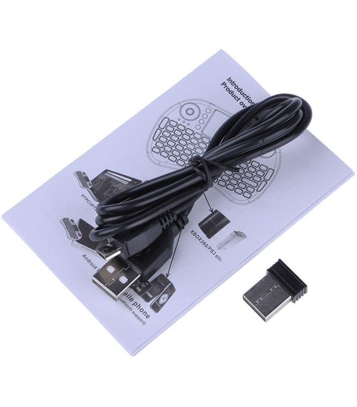 Lighting Mini Touchpad Wireless Keyboard
