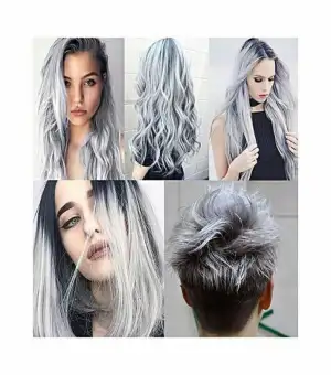 Mofajang 120g Hair Coloring Strong Styling Wax Ash Grey