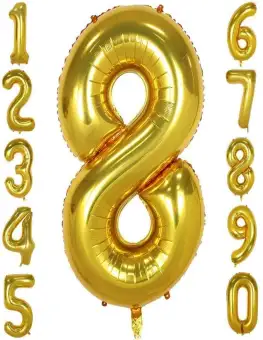 large number birthday balloons