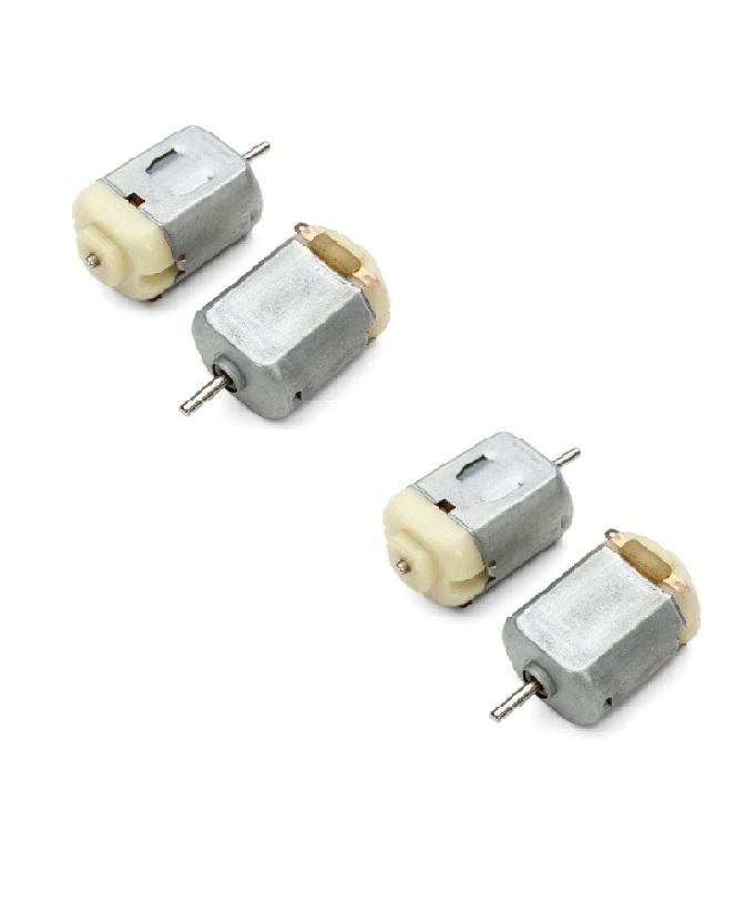 Pack Of 4 (Mini Micro 3V Dc Motor For Diy Toys / Hobbies Car Motor)
