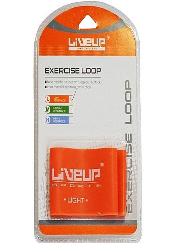 Live Up Resistance Band Exercise LATEX Loop Elastic Belt Leg Workout Gym - Orange