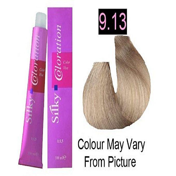 Silky 9.13/9ag Permanent Hair Color 100ml â€“ Very Light Irise Blonde