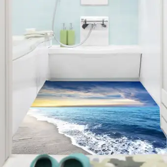 Self Adhesive Tile Floor Wall Sticker 3d Decal Diy Floor Kitchen Home Room Decor 4pcs 100 200cm