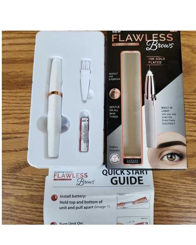 flawless eyebrows battery