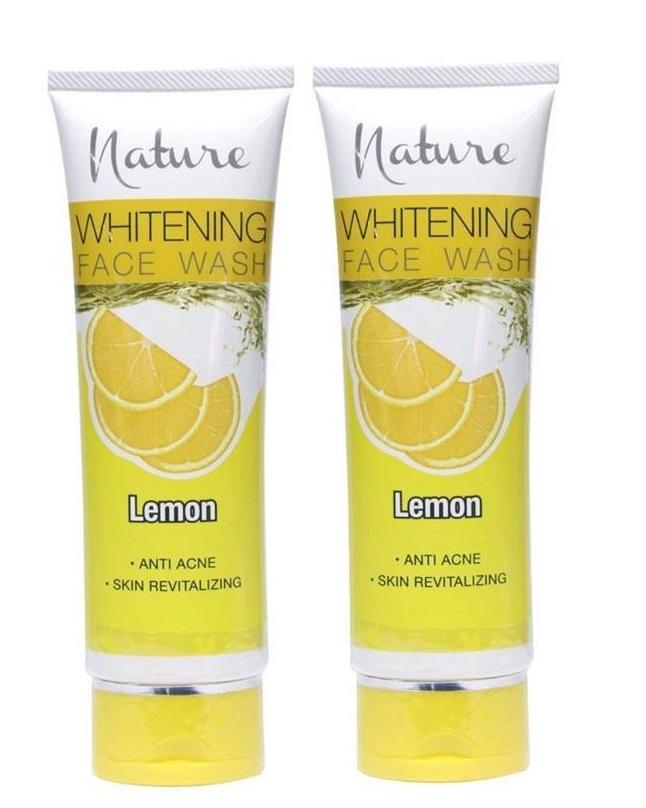 lemon whitening face wash