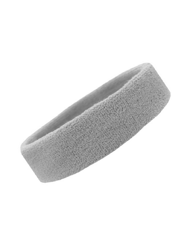 Headbands Tennis Running Unisex Athletic Basketball Head Gear - Gray