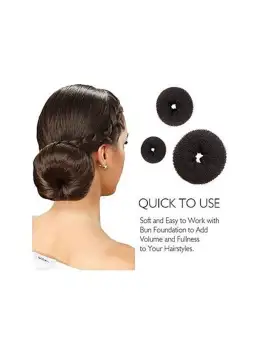 3 Pack Large Amazing Hair Bun Donut Hair Puff Buy Online At Best