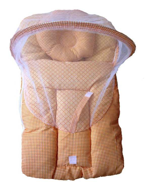 Orange Baby Sleeping Bag With Mosquito Net Buy Sell Online Best