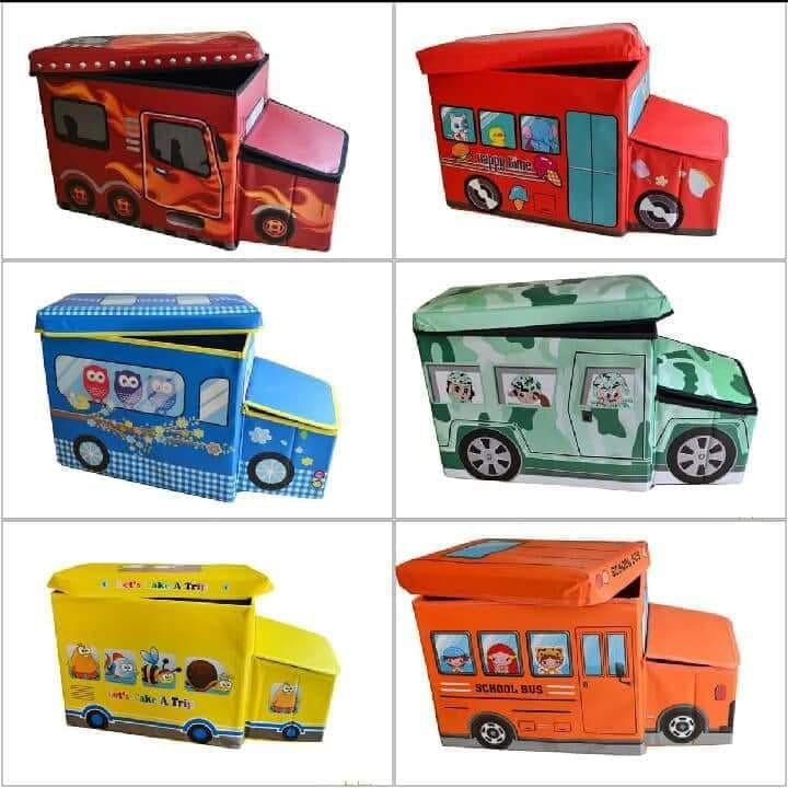 safari bus toy box