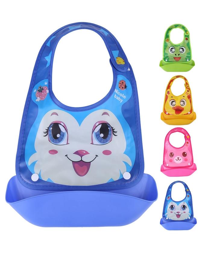 plastic bib with food catcher